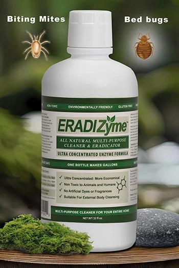 Eradizyme The eco-friendly and effective solution for tackling pests, in a convenient 32 oz bottle.